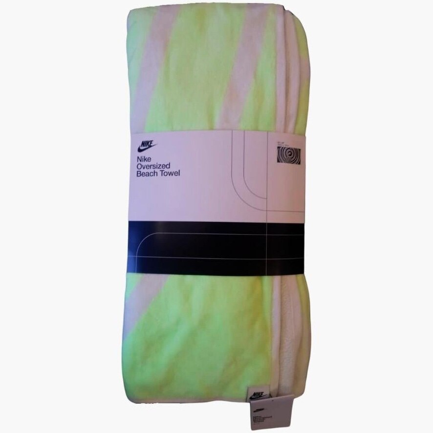 Prosop de plaja Nike Oversized Retro, galben