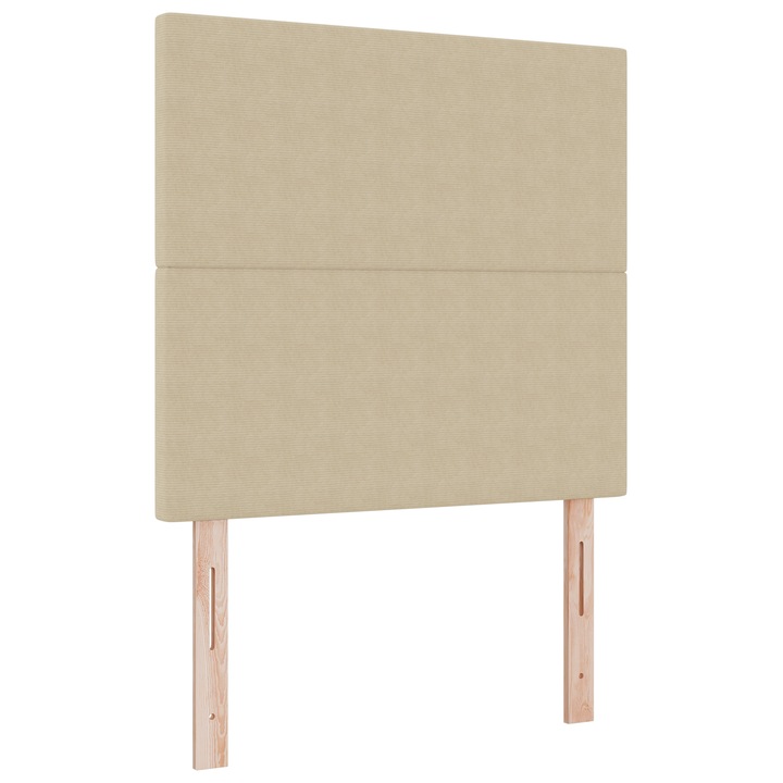 vidaXL Fejtámla Egyszerű Dizájn Világos Zöld Szürke 100 cm Corduroy Szövet 3337723