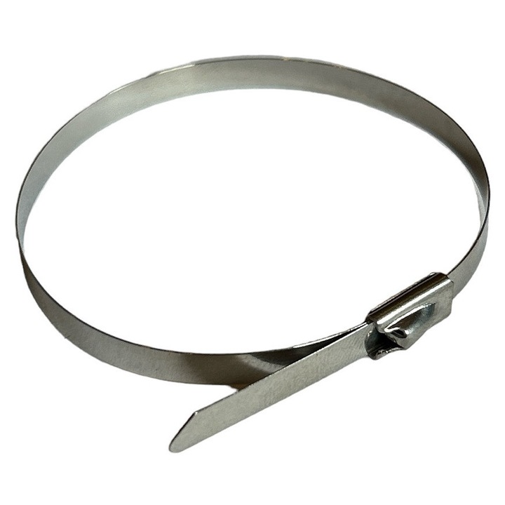 Coliere cablu, din otel inoxidabil, 8,0 x 350 mm, set 100 bucati
