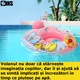Colac Inot Pentru Copii Si Bebelusi SIKS, Gonflabil, Cu Volan, Potrivit Pentru Varsta 3+ Ani, Roz