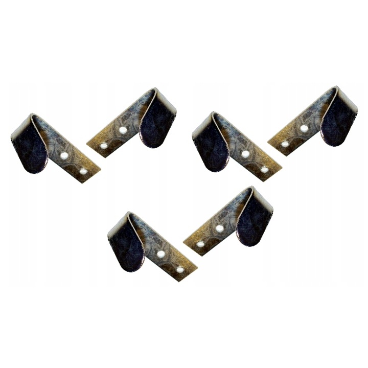 Комплект от 6 куки за брезент, 6,5x2x0,25 см, поцинковани, издръжливи