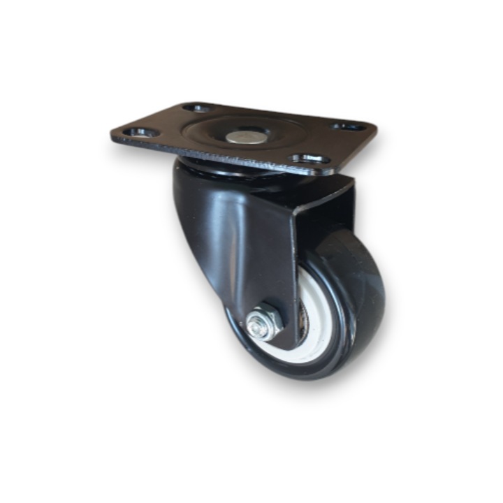 Roata pivotanta, diametru 50 mm, poliuretan, greutate maxima suportata 50 kg