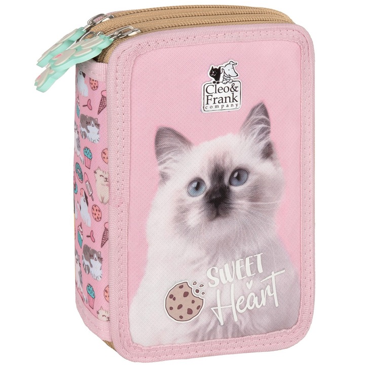 Piornik triple BackUp, 18 ceruza, 18 filctoll, 20x12,5x6,5 cm