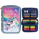 Penar echipat Derform BACKUP cu 2 compartimente - Motiv Unicorn, PWDJR16