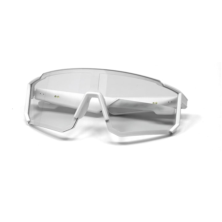 Смарт очила, Bluetooth 5.4, UV защита, за колоездене, къмпинг, плаж, бели