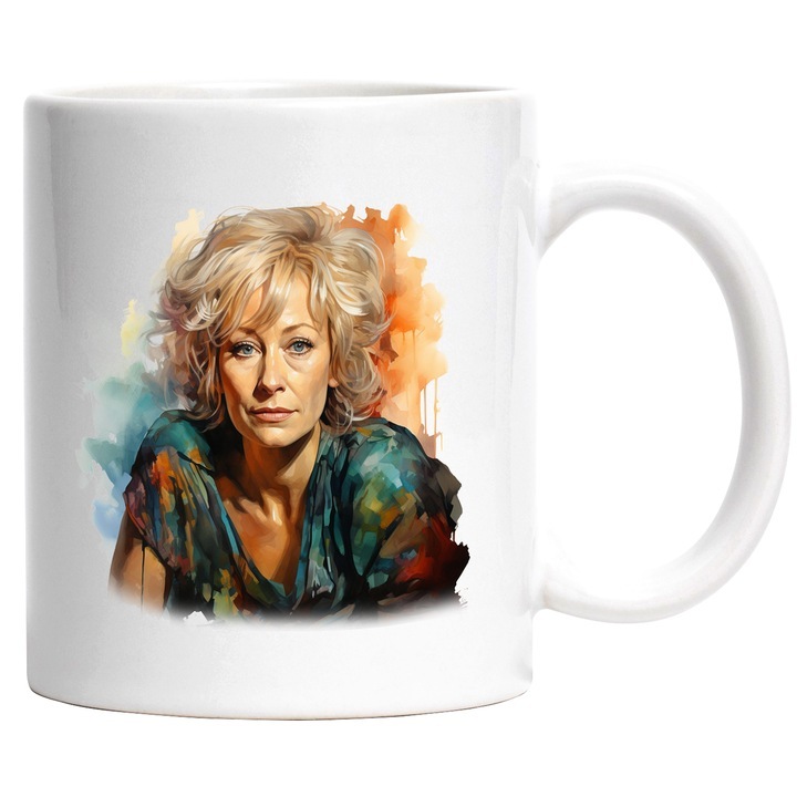 Cana alba personalizata, Susan Harris, Producator, Scriitoare, Seriale, INOVATIX®. 330ml