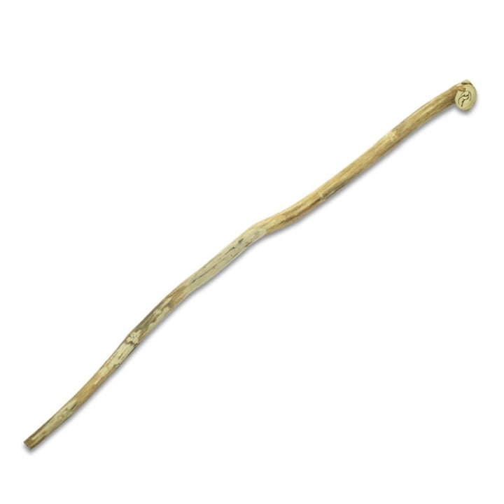 Suport pentru papagali, Greenwood, din lemn de tec, natural, 100cm