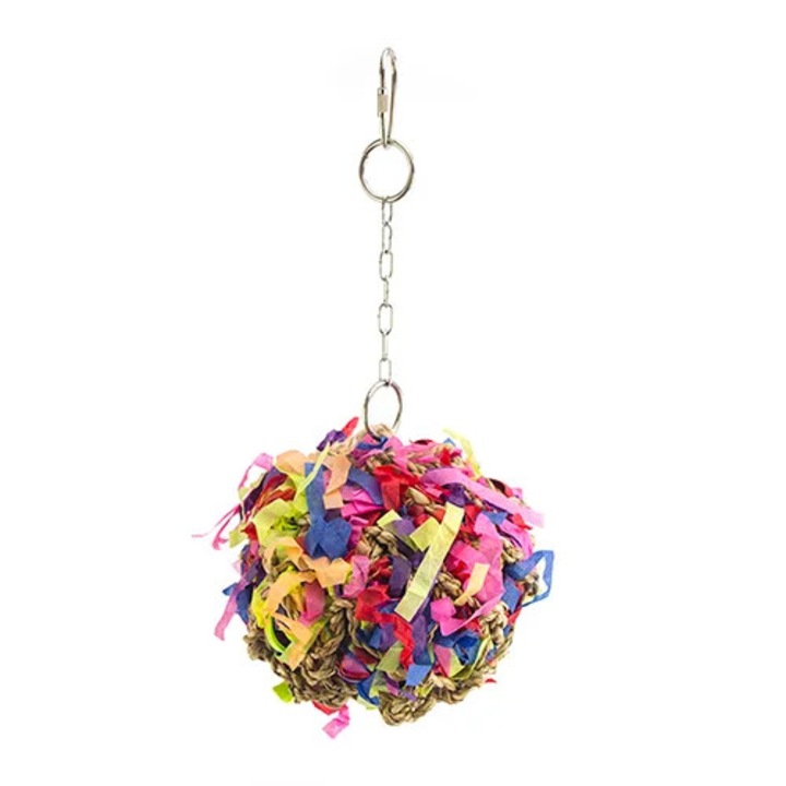 Minge de ciocanit pentru papagali, Greenwood, M, 12x18cm, multicolor