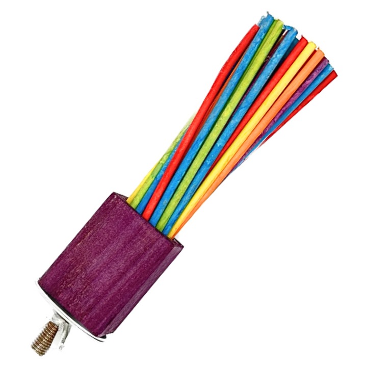 Jucarie papagali, Greenwood, 16x4cm, multicolor