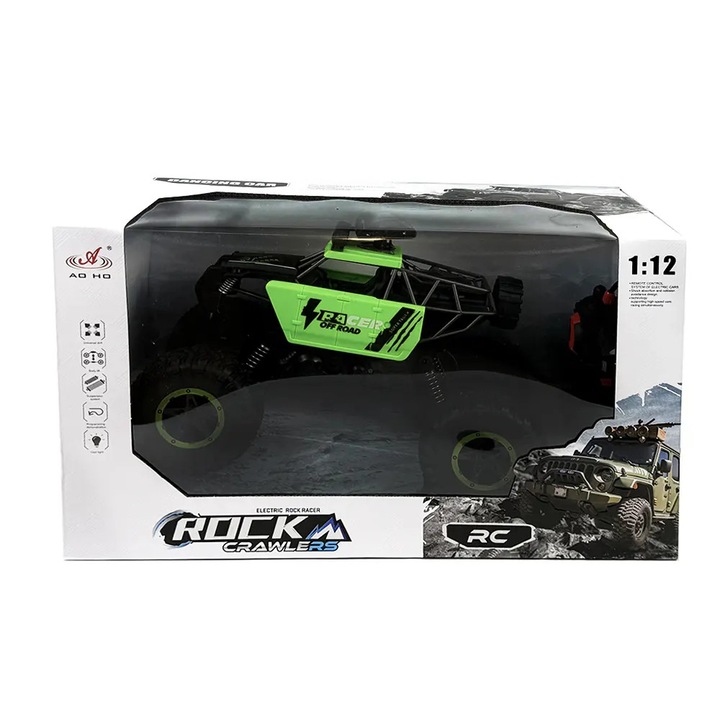 Jeep off-road X-REMOTE CHALLENGER 4x4, Cu telecomanda, Dimensiune 31 cm