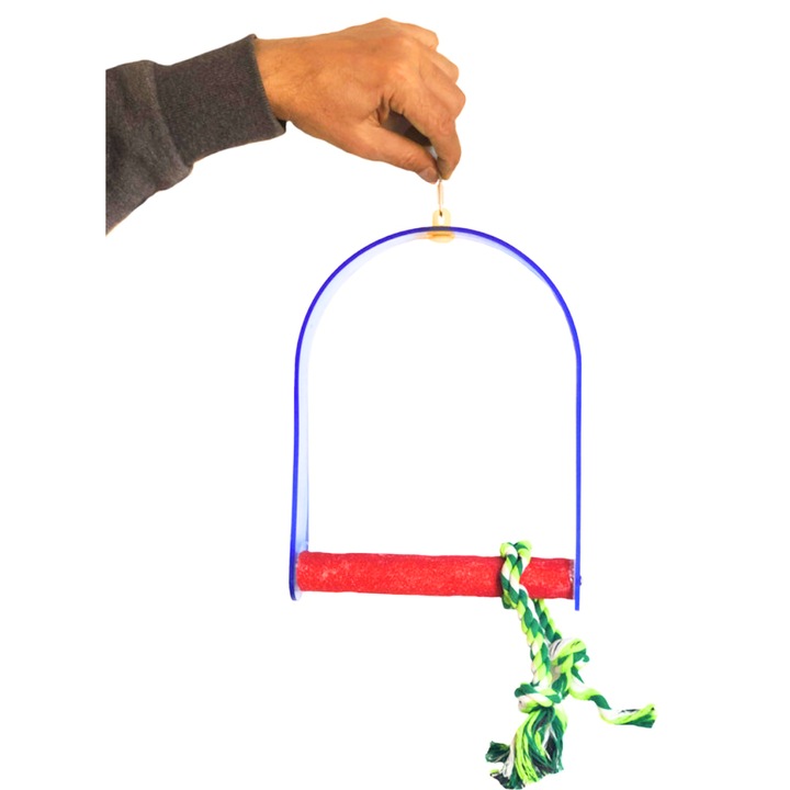 Leagan mediu 3 in 1, Parrot Planet, 33x21x4.2cm, pentru papagali medii