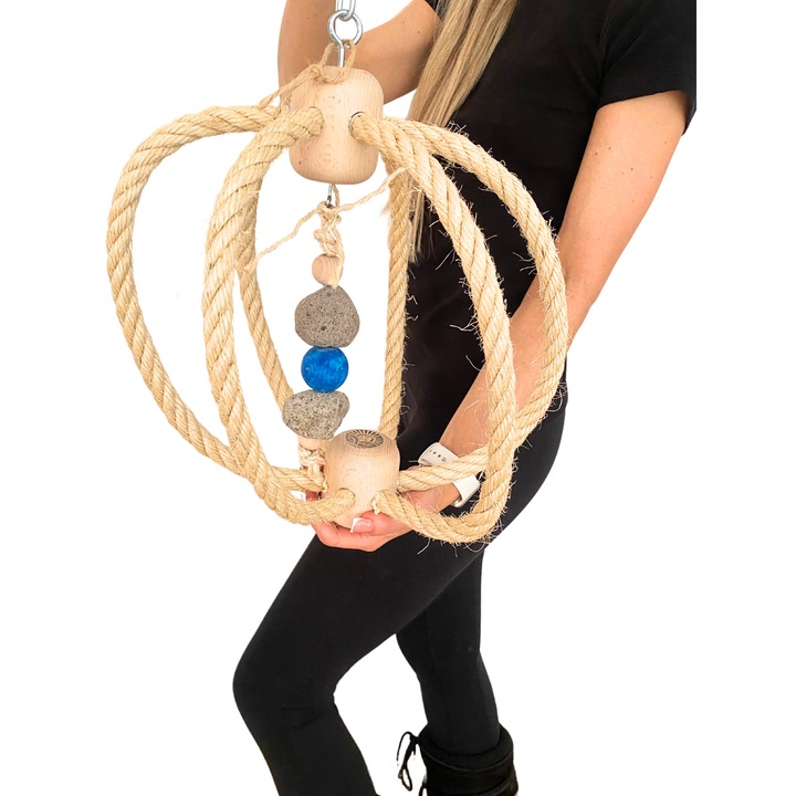 Jucarie pentru papagali, Parrot Planet, 32x27cm, multicolor