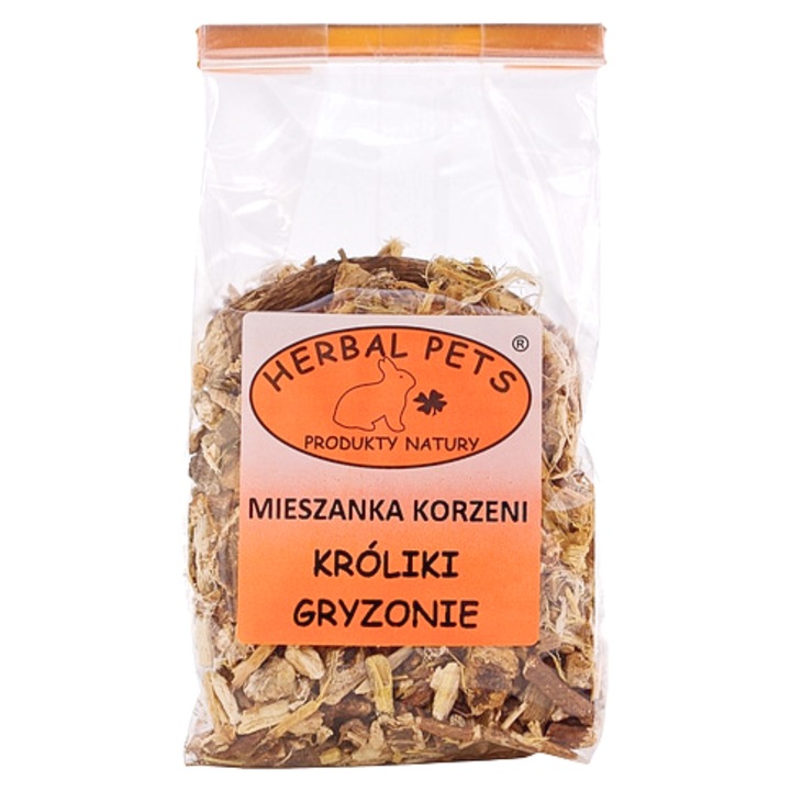 Кореносна смес за зайци, гризачи, БИЛКОВИ ДОМАШНИ ЛЮБИМЦИ, 75 г, естествена подкрепа за здравето, храносмилането