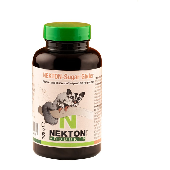Hrana suplimentara pentru pisici Sugar Glider, Nekton, 100g, bogata in vitamine si minerale