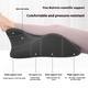 Perna multifunctionala pentru dormit pe burta, COSMI, spuma cu memorie, detasabila, culoare gri,58x38x23cm, pentru citit/telefon/incalzire abdominala, pentru exterior/birou