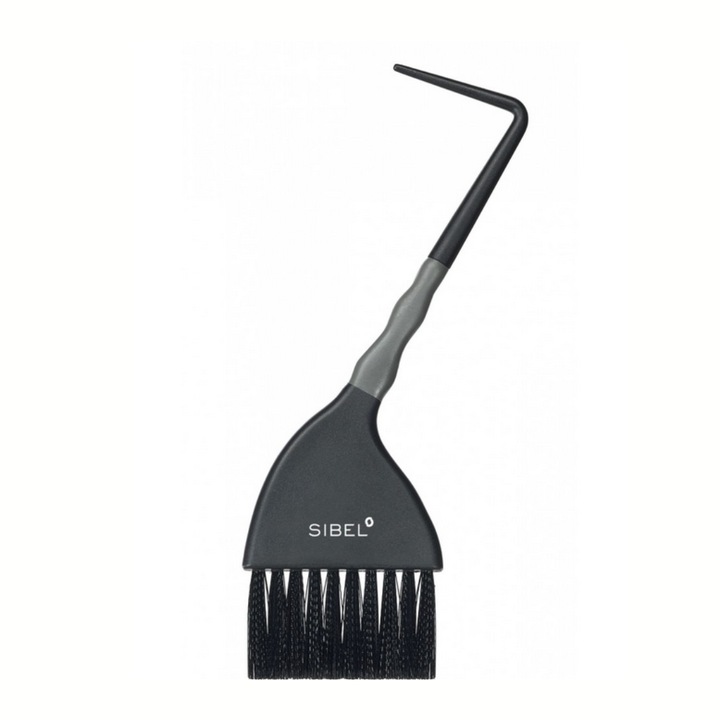 Pensula pentru vopsit, Sibel, negru, nailon, usor de curatat, lungime mare