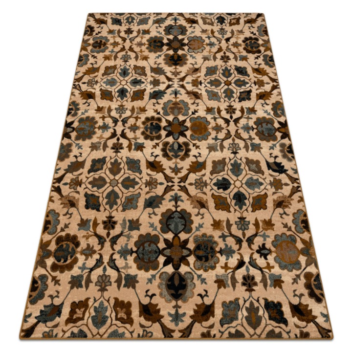 Covor de lana Dywany Łuszczów Omega Amalfi, kamel maro, 235x350 cm