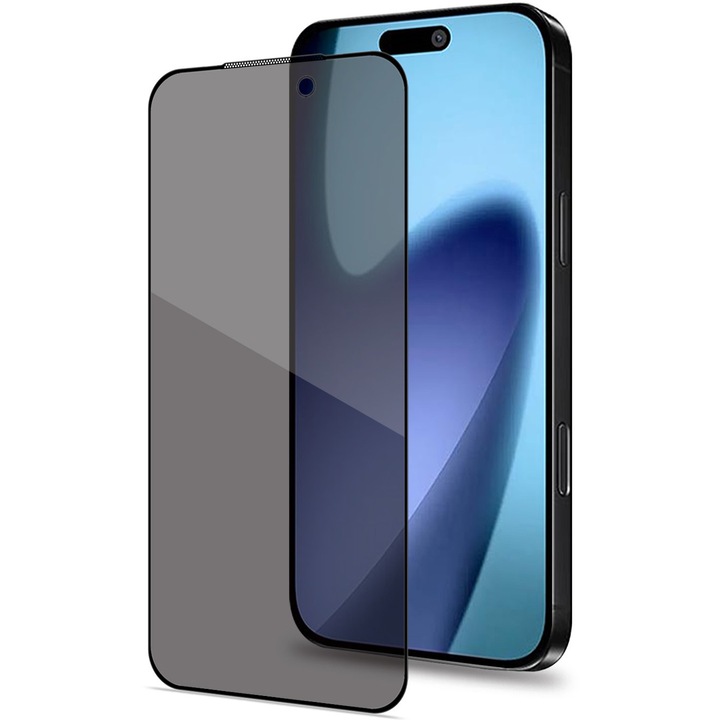 Folie de protectie Celly din Sticla FullGlass Privacy pentru iPhone 17 Pro