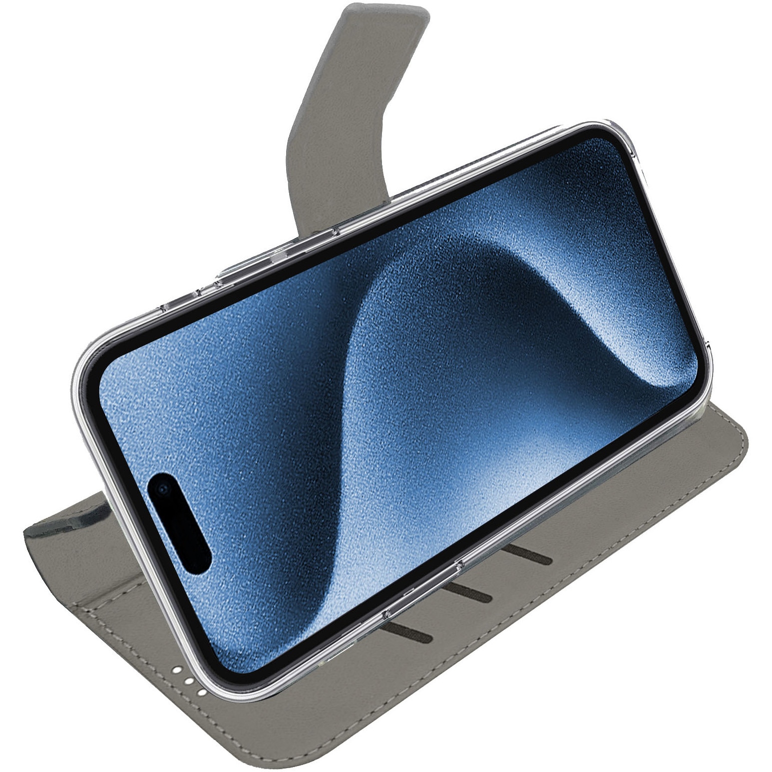 Husa de protectie Celly Tip Carte Piele Ecologica pentru iPhone 17 Pro, Neagra