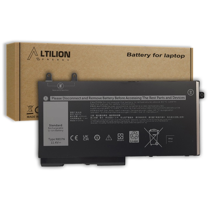 Baterie R8D7N 1V1XF pentru Dell Latitude 5400 5401 5410 5411 5500 5501 5510 5511