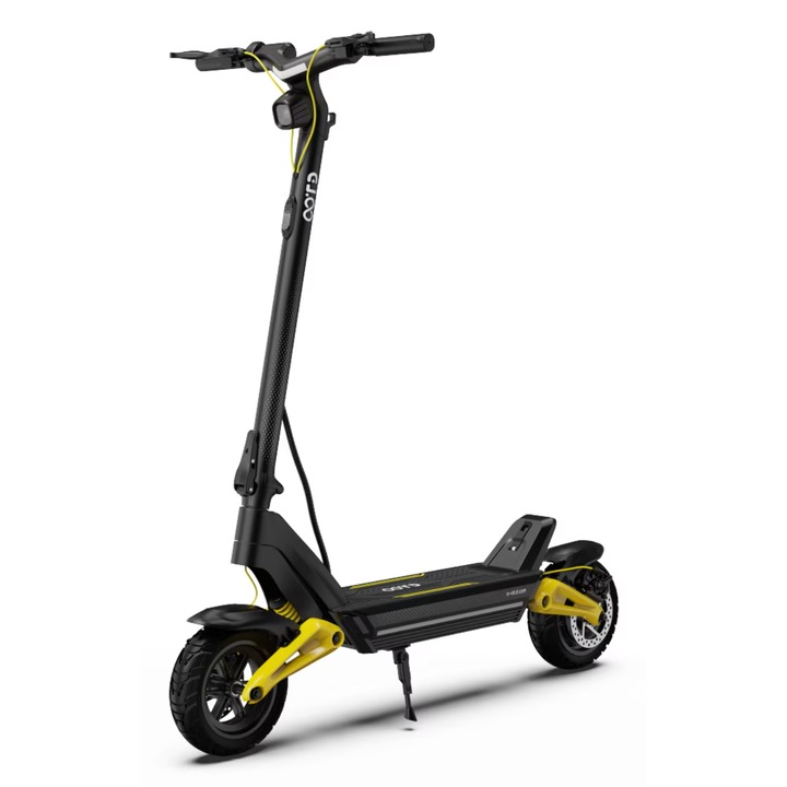 OOTD S10 elektromos roller, max. 1400 W-os motor, max. sebesség 55 km/h, max. hatótávolság 70 km, 48V 20 Ah, 10"-os kerekek, fekete