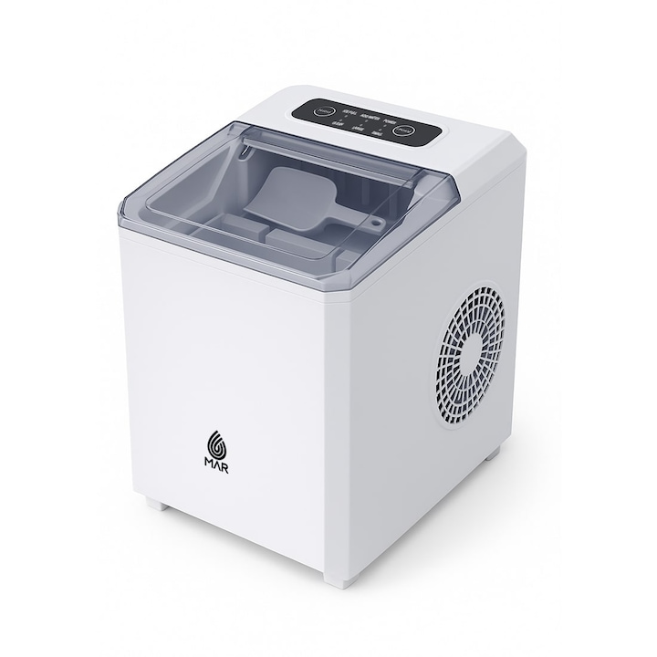 Ледогенератор MAR MR1003, 110W, 12кг/24ч., Бял, Компактен дизайн