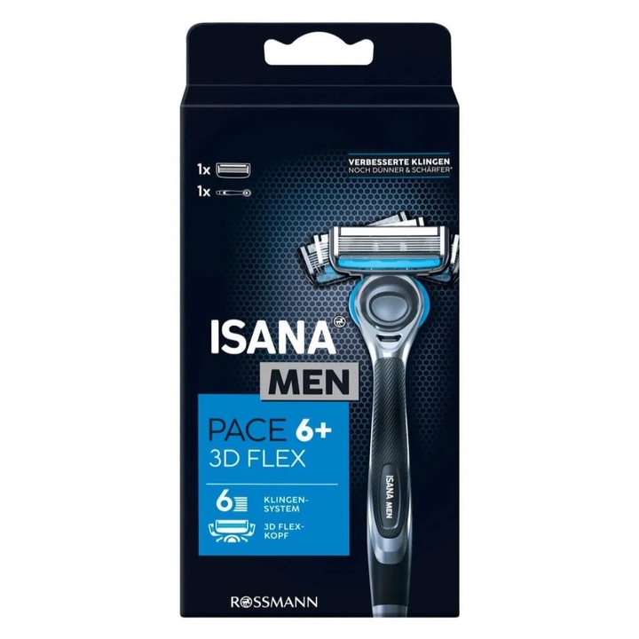 ISANA MEN Pace 6+ 3D Flex férfi borotva