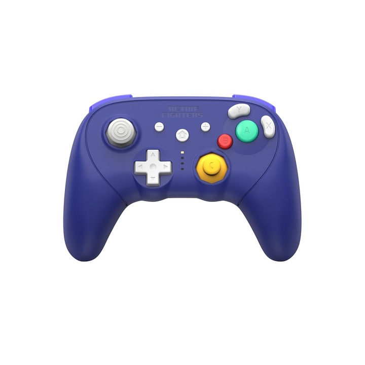 Retro Fighters BattlerGC Pro vezeték nélküli gamepad kontroller Nintendo GameCube, Nintendo Switch, Nintendo Game Boy Player konzolokhoz, PC-hez, lila