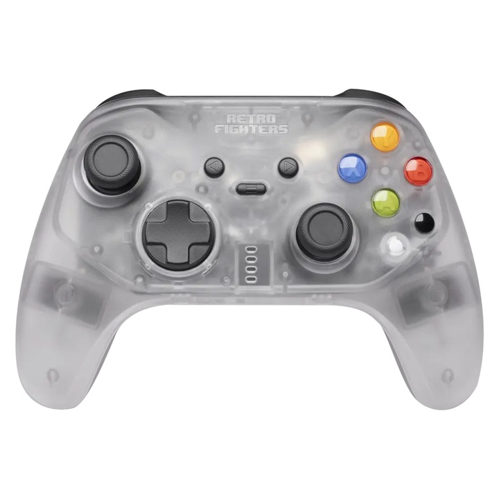 Retro Fighters Hunter 2.4G vezeték nélküli gamepad kontroller Nintendo Switchhez, Xbox 1. generációhoz, PC-hez, szürke