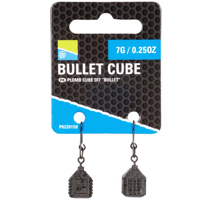 Plumb Carp, Pescuit, Preston, Bullet Cube 20G