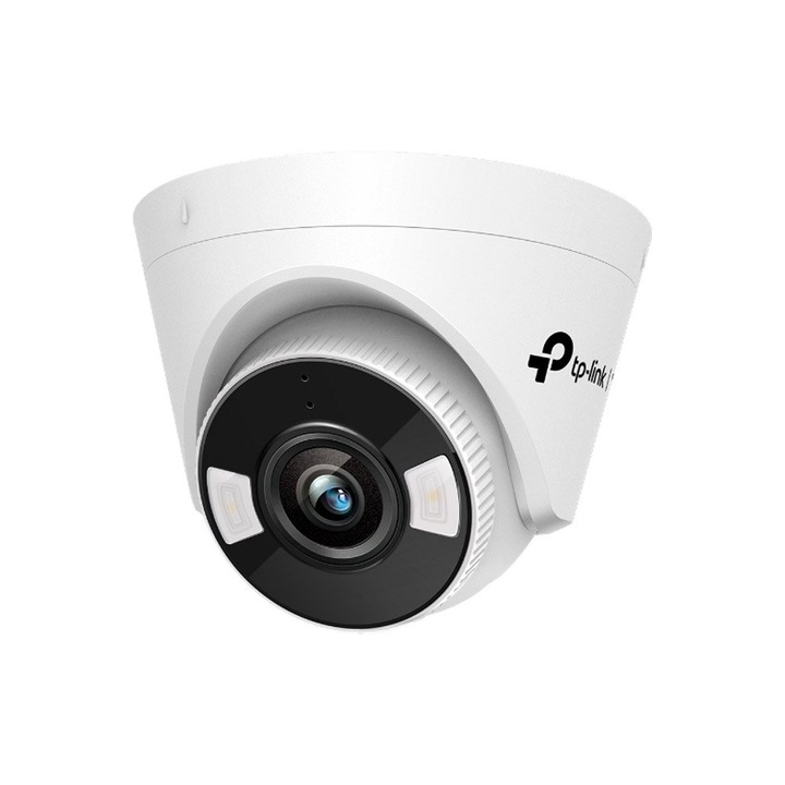 TP-Link VIGI C4504MM IP куполна камера за видеонаблюдение, 5 MP, 4 мм, IR/бяла светлина 30 м, слот за карта, микрофон и високоговорител, гледане на телефон