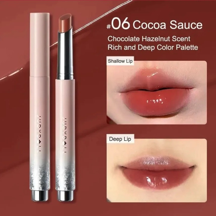 Luciu de buze hidratant si efect de glow Hearty, Judydoll, 2g #06 Cocoa Sauce