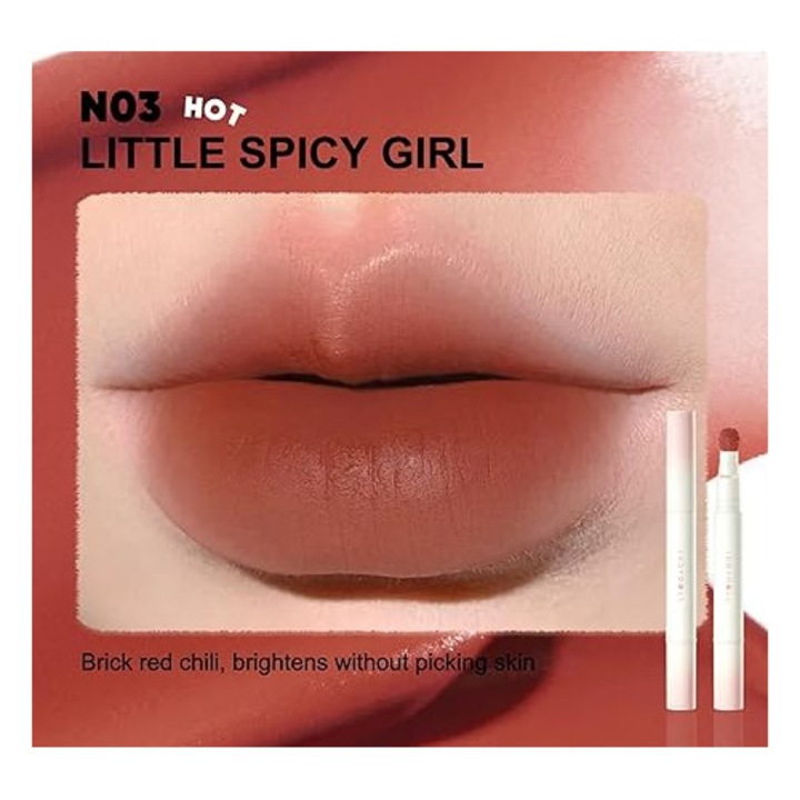 Crema de buze Hot Cushion Lip Cream, Little Spicy Girl, Judydoll, 1.8ml #N03 Little Spicy Girl
