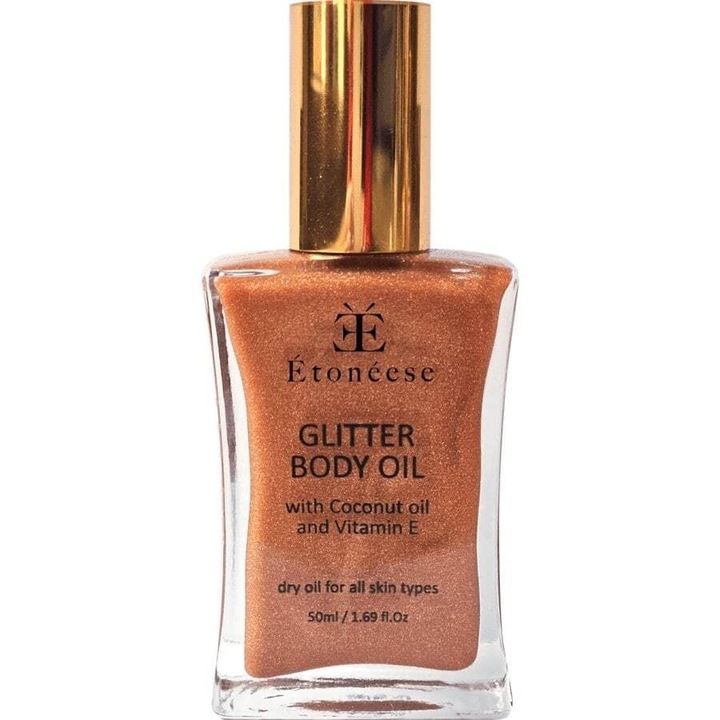 Сухо масло за тяло със златни частици, Etoneese, 100 мл, за мъже, нормален тип кожа