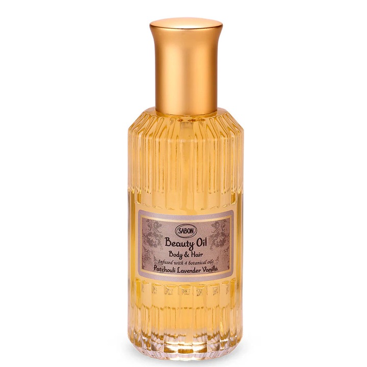 Testápoló olaj Pacsuli, Levendula, Vanília, Sabon, 100ml