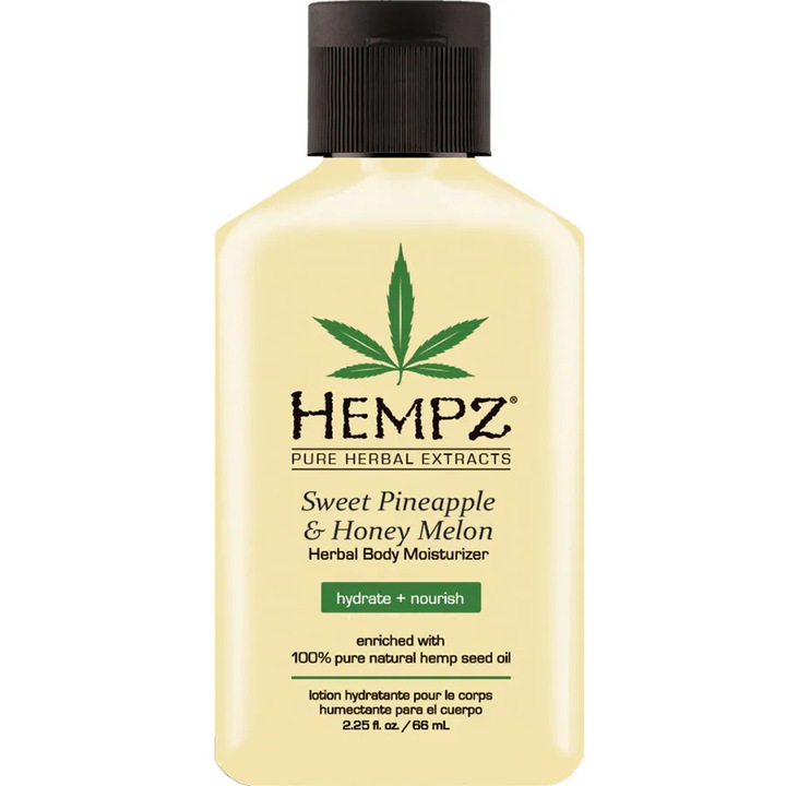 HEMPZ testápoló, édes őszibarack és dinnye, férfiaknak, 500ml