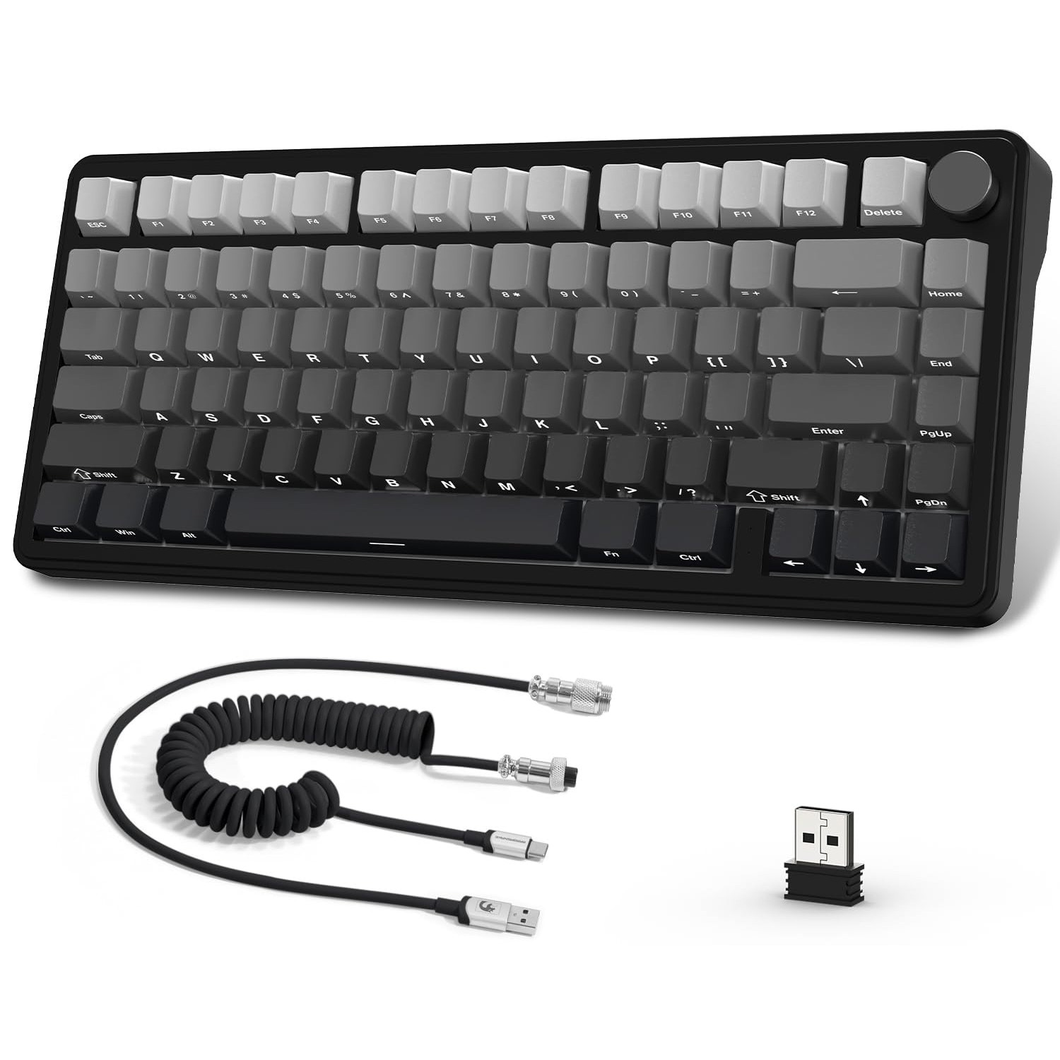 Tastatură mecanică Ajazz X Attack Shark X85 wireless 75%, RGB