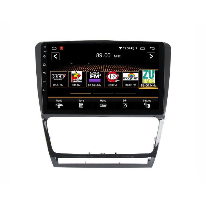 Navigatie android Skoda Octavia2 2010-2013 Audiosources® CMP1002S8 Octcaore 4GB RAM, 32GB SSD meniuri MIB2 Slot SIM 4G, Fast Boot 1 secunda, DSP, Carpalay si Android Auto wireless