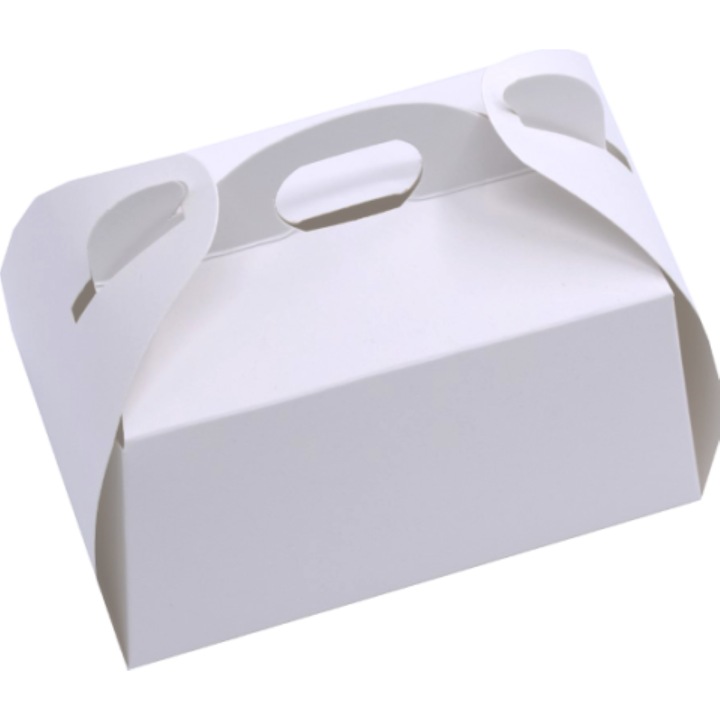 Set 100 buc cutii albe pentru evenimente 9x13x7 cm