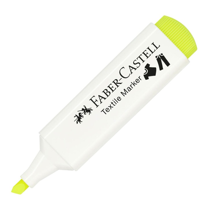 Маркер за текстил Faber-Castell Neon Yellow