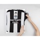 Rama pentru tricouri sportive (fotbal, handbal, volei), rama foto, rama tablou, rama pentru postere, afise sau obiecte decorative – Frametheshirt Basic Passepartout – cadru din lemn – dimensiuni 52,5x62,5x3 cm – galben