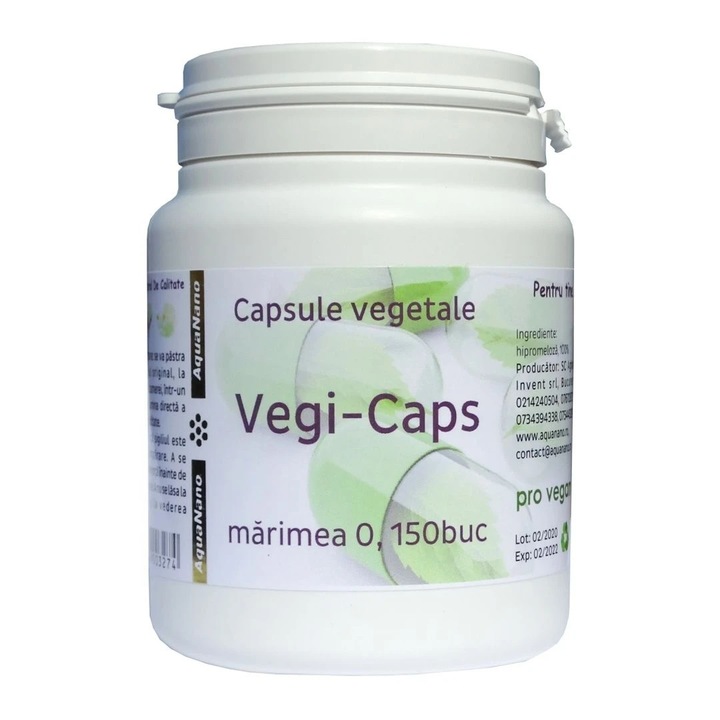Capsule Vegetale Goale, 150buc, Vegi-Caps