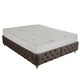 Saltea Previ, Aloe Vera Ortopedic Confort, 200x180x22cm, spuma Memory Foam 3 cm, hipoalergenica, termoregulatoare, antitranspiranta, reversibila cu sistem de aerisire, tratat cu Aloe Vera, medie