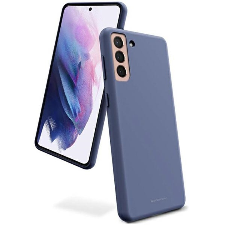 Силиконов калъф Mercury за iPhone 15 Pro, 6.1", лилав