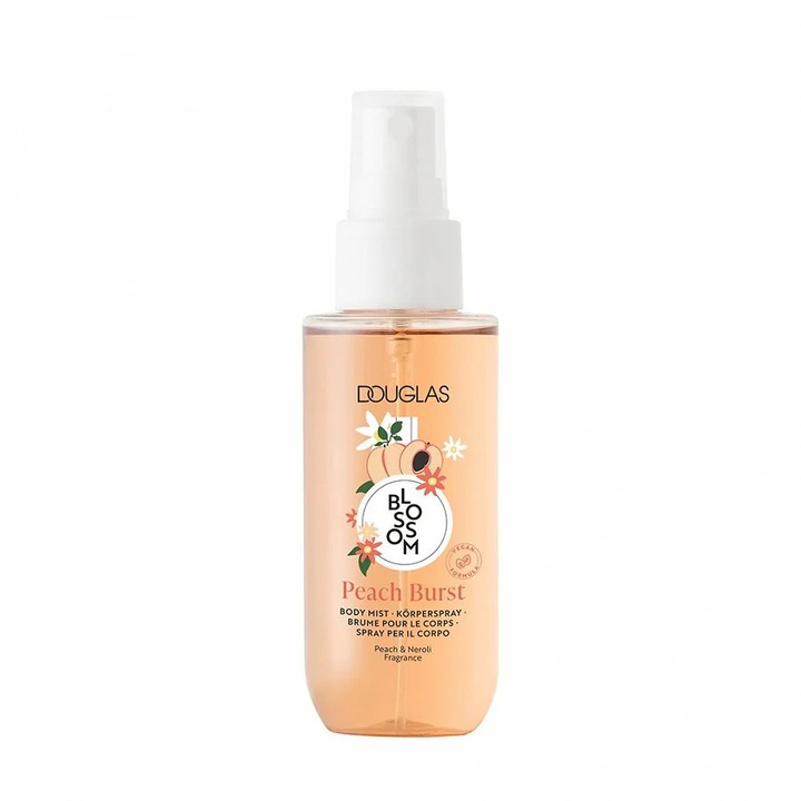 Douglas Blossom Peach Burst testpermet, férfiaknak, normál bőrre, 200ml