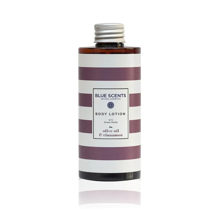 Blue Scents testápoló olívaolajjal és fahéjjal, 300ml