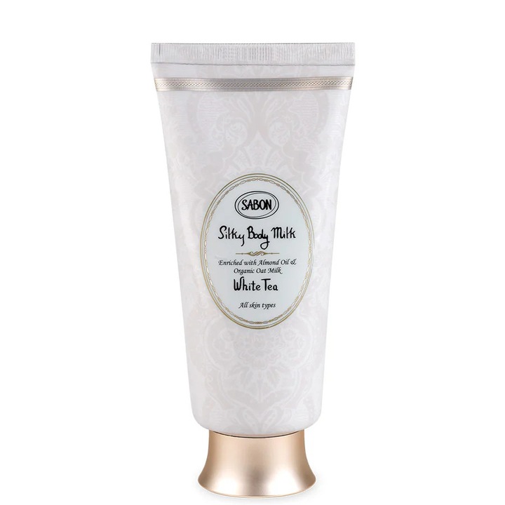 Sabon testápoló, testápoló tej fehér teával, unisex, 200ml