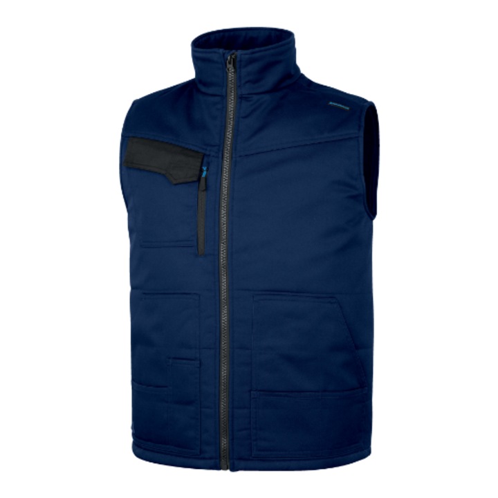 Vesta cu 9 buzunare, rezistenta la vant, STOCKTON3, Delta Plus L BLEUMARIN
