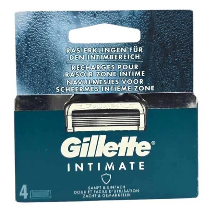 Lame de inlocuire Gillette Fusion Intimate, 4 bucati