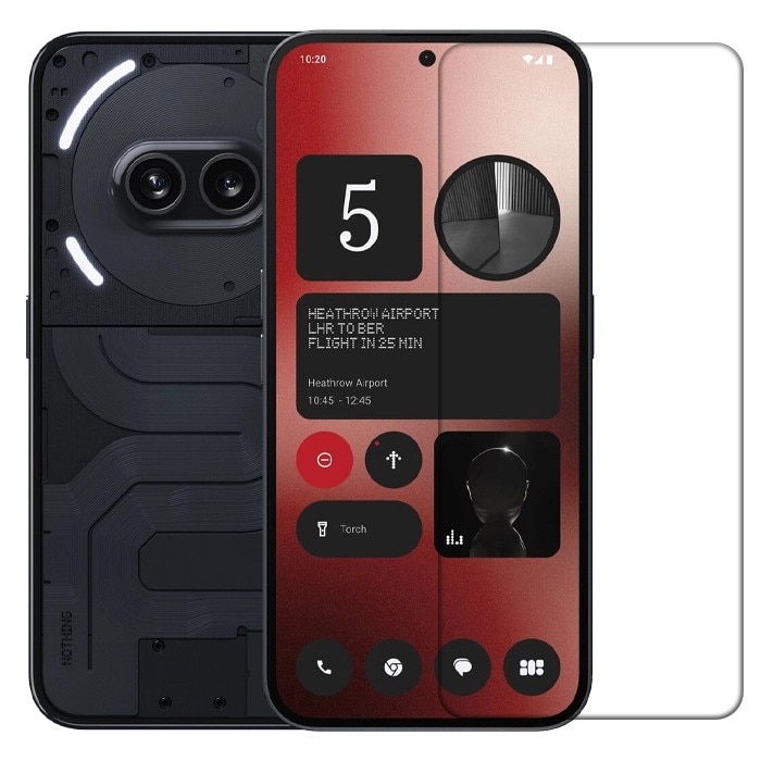 Folie Sticla Securizata pentru Nothing Phone 2a, Flippy, Sticla de protectie Compatibila cu Nothing Phone 2a, 2.5D, HD, Transparenta